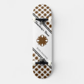 Skateboard Ruban Brown de trèfle par Kenneth Yoncich (Recto)