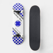 Skateboard Ruban de trèfle bleu par Kenneth Yoncich (Recto)