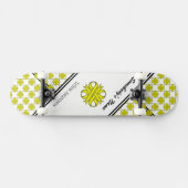 Skateboard Ruban de trèfle jaune par Kenneth Yoncich (Horz)