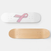 Skateboard Ruban rose de conscience de cancer du sein (Horz)