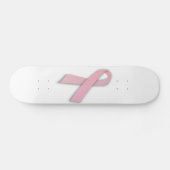 Skateboard Ruban rose de conscience de cancer du sein (Horz)