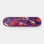 Skateboard Ruban violet et rose (Horz)