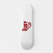 Skateboard Ruby (Devant)