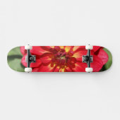 Skateboard Ruby Red Dahlia Fleur Two (Horz)