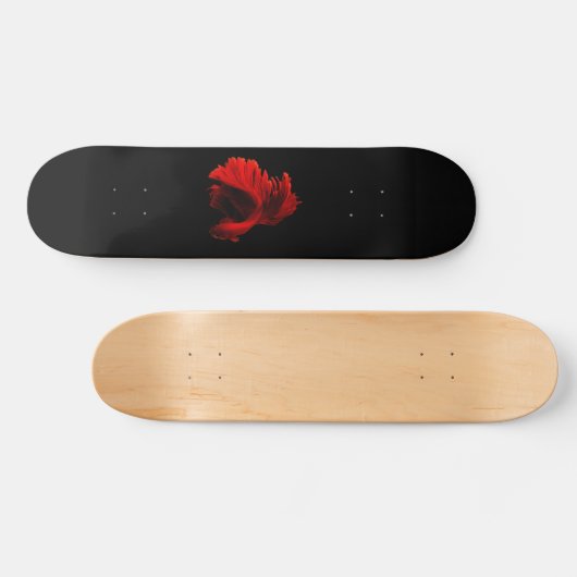 Skateboard Ruby Red Siamese Lutter contre le poisson (Horz)