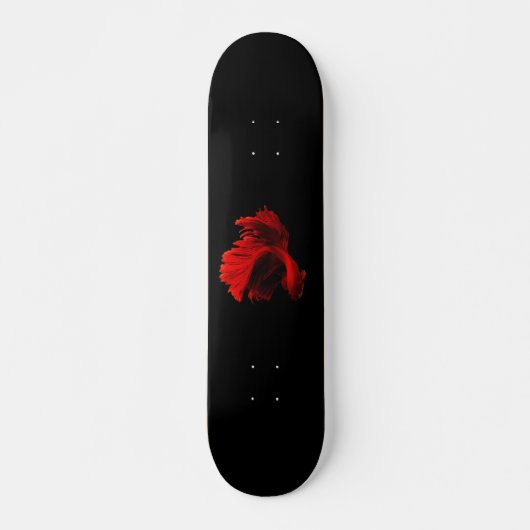 Skateboard Ruby Red Siamese Lutter contre le poisson (Devant)