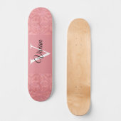 Skateboard Ruddy Pink Batik Nom Monogrammé (Recto)