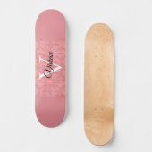 Skateboard Ruddy Pink Batik Nom Monogrammé (Recto)