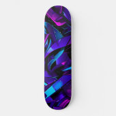 Skateboard Rue Graffiti Abstraite (Recto)