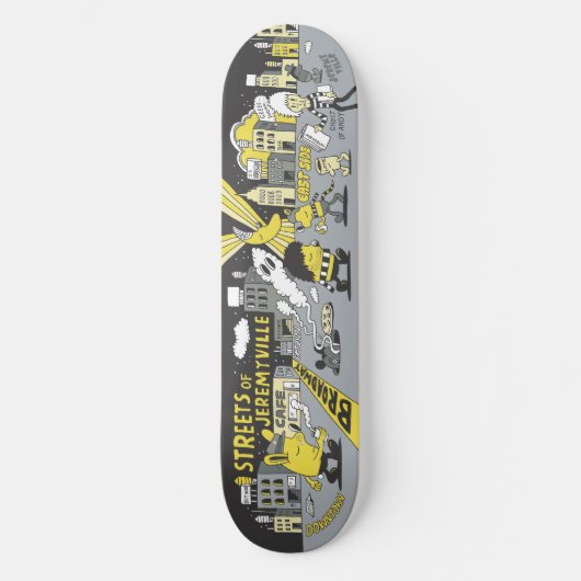 Skateboard Rues de Jeremyville (Recto)