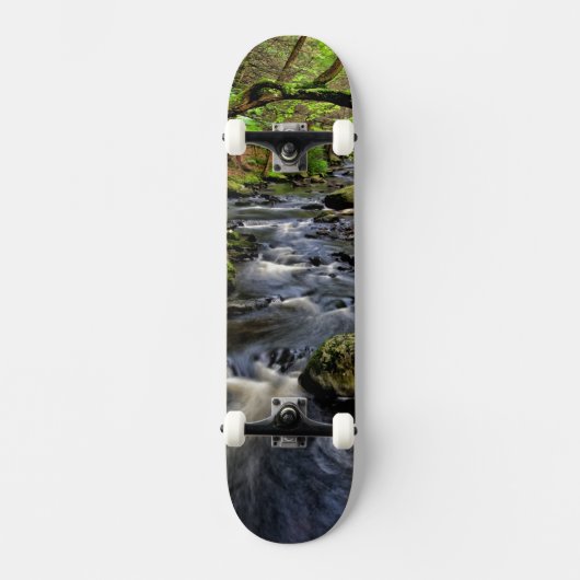 Skateboard Ruisseau traverse la forêt (Recto)