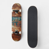 Skateboard Rusty. (Recto)