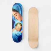 Skateboard Sainte Vierge Marie avec Bébé Jésus (Recto)