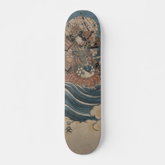 Skateboard Samouraïs à cheval circa 1830 (Devant)