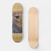 Skateboard Samouraïs dans le camouflage (Recto)