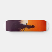 Skateboard samouraïs foncés (Horz)