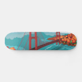 Skateboard San Francisco Golden Gate Bridge (Horz)