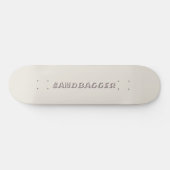 Skateboard Sandbagger skate de sable blanc (Horz)