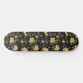 Skateboard Sans couture avec orchidées de bijoux (Horz)