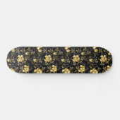 Skateboard Sans couture avec orchidées de bijoux (Horz)