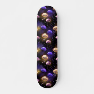 Skateboard Sans joint avec méduse éclatante