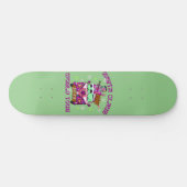 Skateboard SANTA CLAUS WORLD TOUR drôle style années 70 (Horz)