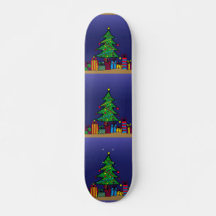Skateboard sapin de Noël