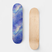 Skateboard Sapphire Blue Scribbled Texture (Recto)