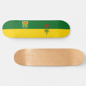 Skateboard Saskatchewan Flag (Horz)