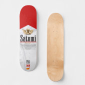 Skateboard satomi motorsports Senna MP4/4 (Recto)