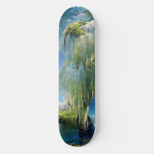 Skateboard Saule au ciel (Recto)