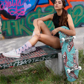 Skateboard Saumon Haida Art Spirit Pacific Northwest Native