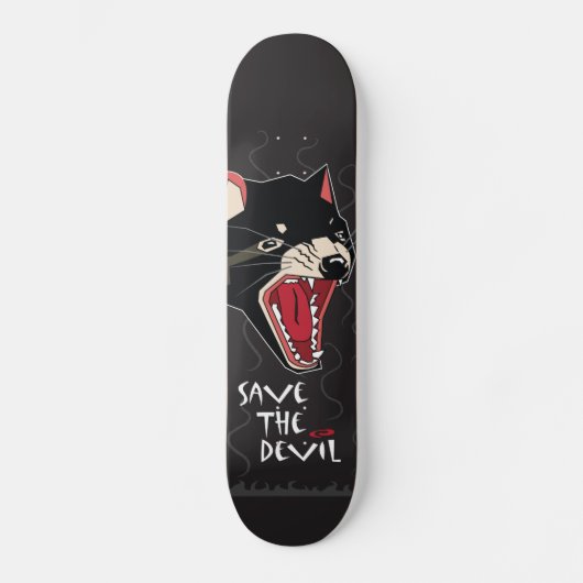 Skateboard Sauvez le diable (Recto)