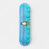 Skateboard Sauvez les pingouins (Devant)