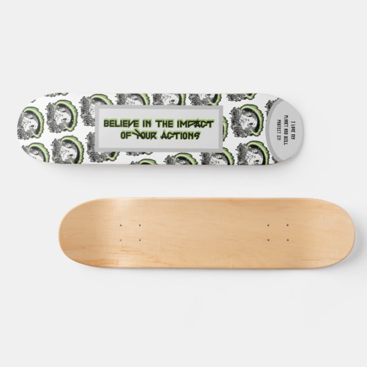 Skateboard Save Me - Your Message Inspire Change ! Planches à (Horz)