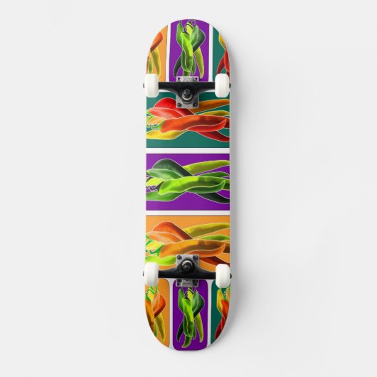 Skateboard Saveur épicée chaude de destin de nourriture de (Recto)