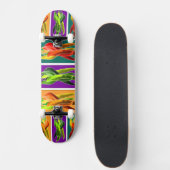 Skateboard Saveur épicée chaude de destin de nourriture de (Devant)