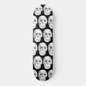Skateboard Scary Scull Black & White Pattern (Recto)