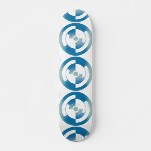 Skateboard Scateboard with Tiled Abstract