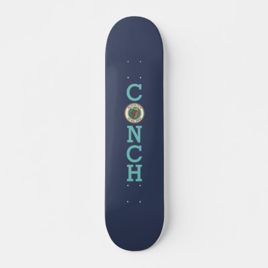 Skateboard Sceau de Key West, Floride (Devant)