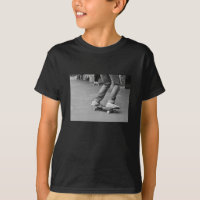 Skateboard schaats Graffiti Zwart Wit Foto