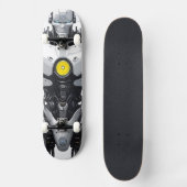 Skateboard Sci-Fi Cyborg Android Mecha Comic Art (Recto)