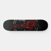 Skateboard Scorpion rouge (Horz)