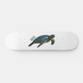 Skateboard Sea turtle cartoon (Horz)