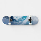 Skateboard Sea Wave Blue Skate Board RV (Horz)