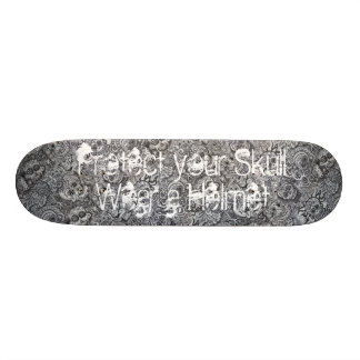 Skateboard Sécurité de crânes de sucre