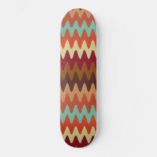 Skateboard Sedona Motif Wavy Sud-Ouest