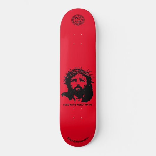 Skateboard Seigneur aie pitié de nous - Skateboard, 8 1/8" De (Recto)