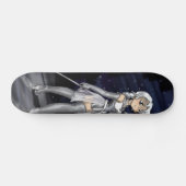 Skateboard Senshi argenté (Horz)