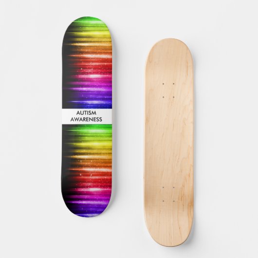 Skateboard Sensibilisation sur l'autisme (Recto)